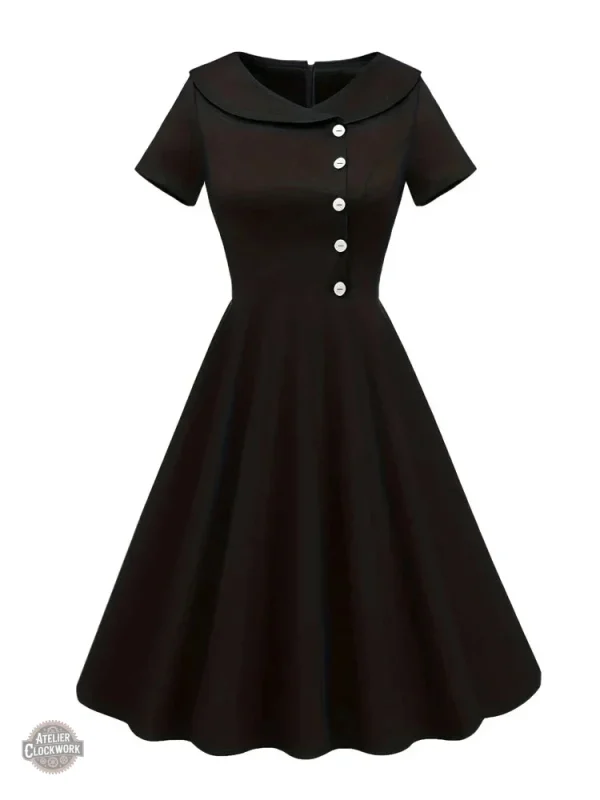 Robe victorienne avec détails steampunk raffinés
