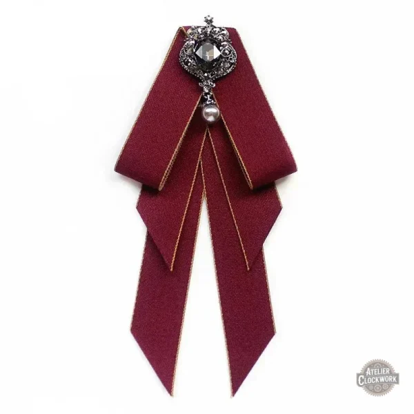 Cravate lavallière élégante en inspiration steampunk