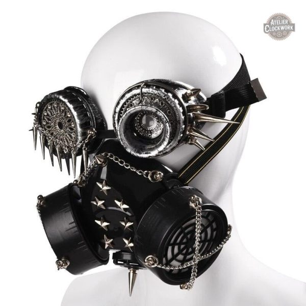 deguisement-halloween-masque-a-gaz-1 Masque Steampunk Halloween Freak pour une ambiance unique