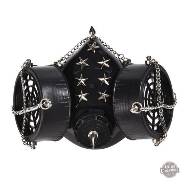 Détails Steampunk sur un masque idéal pour Halloween