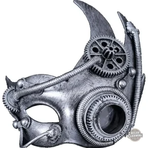 Demi Masque Carnaval - Masque Robot Steampunk