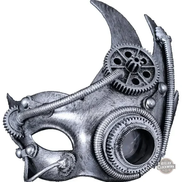 demi-masque-carnaval-1 Demi Masque Carnaval - Masque Robot Steampunk
