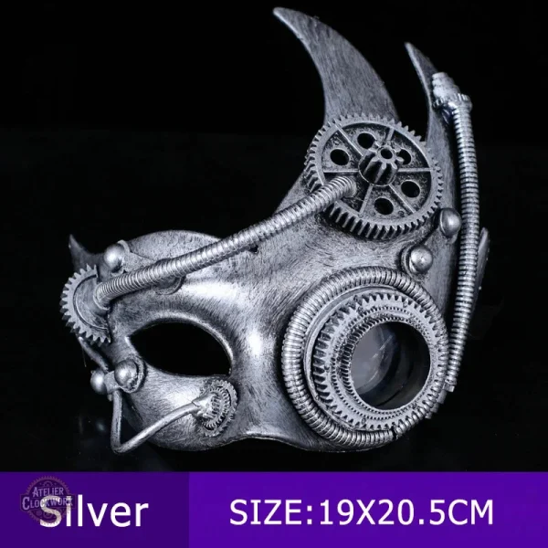 Demi masque original pour carnaval steampunk