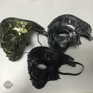 Accessoire de costume steampunk, masque élégant