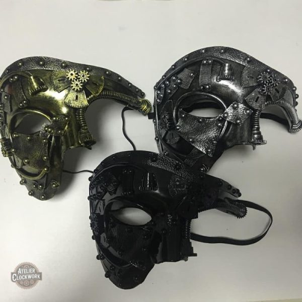 Accessoire de costume steampunk, masque élégant