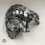 Détail du masque Steampunk, design unique