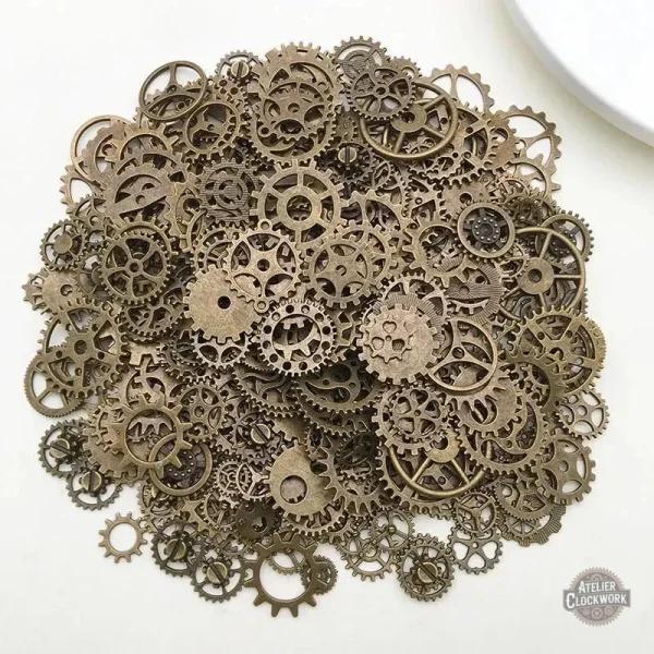 Engrenages variés pour projets Steampunk DIY originaux