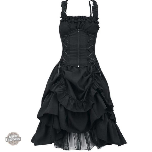 epoque-victorienne-robe-1 Robe Époque Victorienne - Courtisane