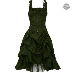 Robe Steampunk élégante pour femme au style victorien