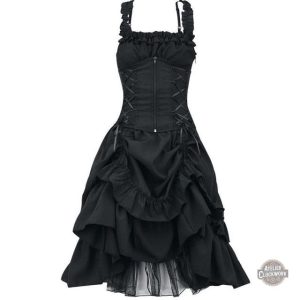 Robe victorien Steampunk à volants pour une allure unique