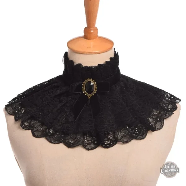 faux-col-gothique-1 Accessoire Steampunk - Col Gothique