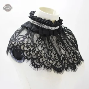 Détail du col Edouardien pour cosplay
