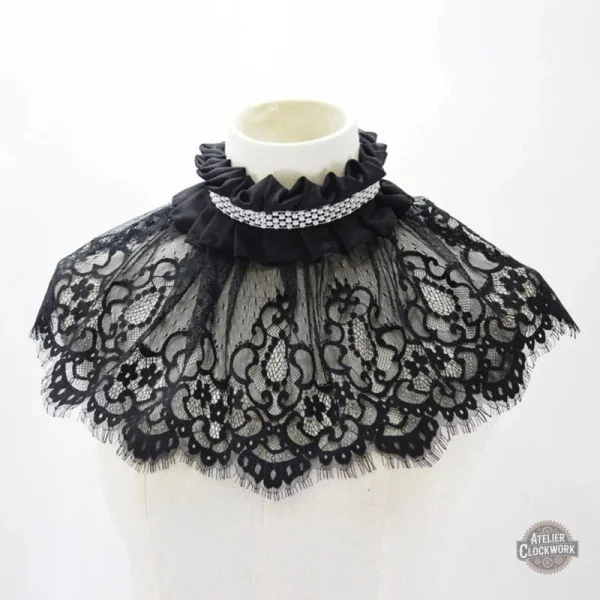 Col stylisé pour costumes d'époque Steampunk
