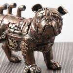 Chien robot au style steampunk unique