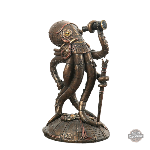 figurine-cthulhu-1 Figurine Steampunk Cthulhu détaillée et décorative