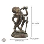 Artisanat unique : Figurine Cthulhu au style rétro-futuriste