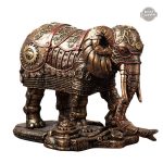 Décoration Steampunk : Élément éléphant mécanique