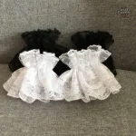 Accessoire Steampunk Blanc avec Détails en Dentelle