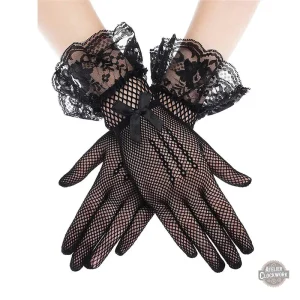 Gants Gotthiques Courts - Dark Mittens pour femme