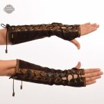 Gants marron pour un look Steampunk élégant