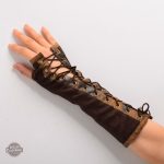 Accessoires Steampunk pour femmes, gants longs