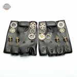 Gants élégants pour homme, inspirés du style Steampunk