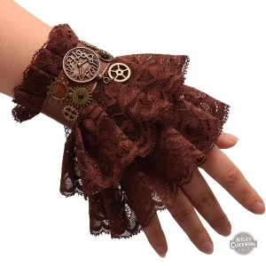 Gants rétro inspirés du style steampunk pour femme