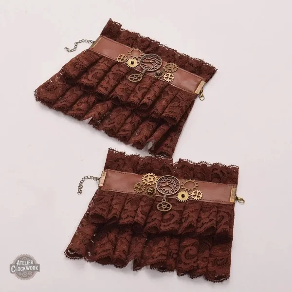 Gants de mode femme au design steampunk distinctif