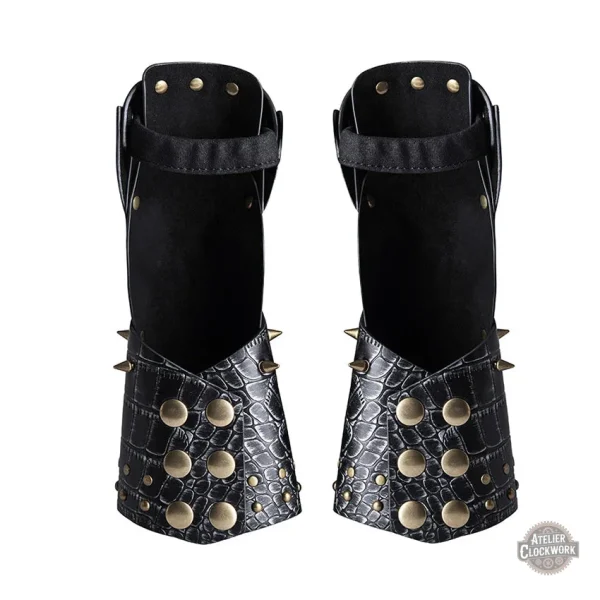Gants à rivets pour un look Steampunk unique