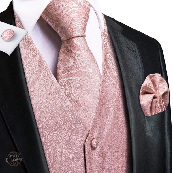 Gilet homme élégant en terracotta adapté à toutes occasions