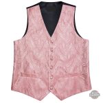 Gilet de costume homme en terracotta, chic et original