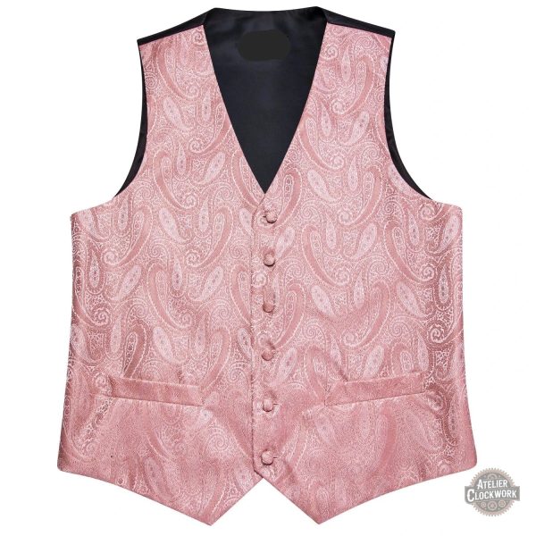 Gilet de costume homme en terracotta, chic et original