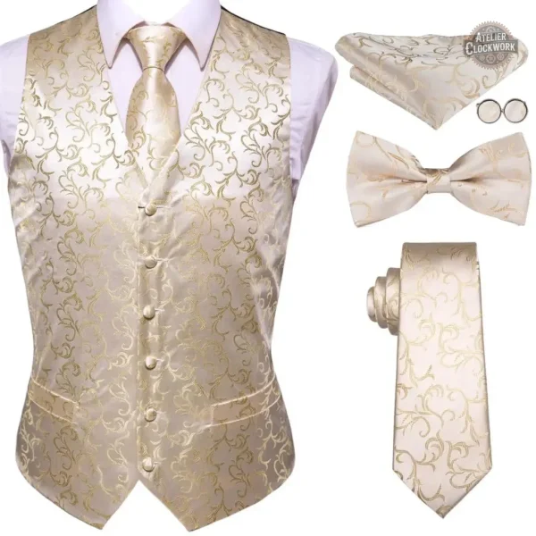 gilet-homme-beige-sans-manche-steampunk-store-1 Gilet Beige Homme Sans Manche - Oscar Wilde