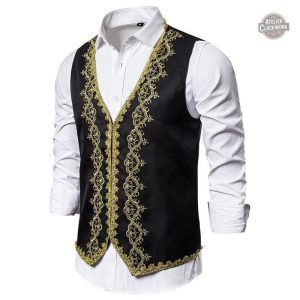 Gilet costume homme style Steampunk élégant