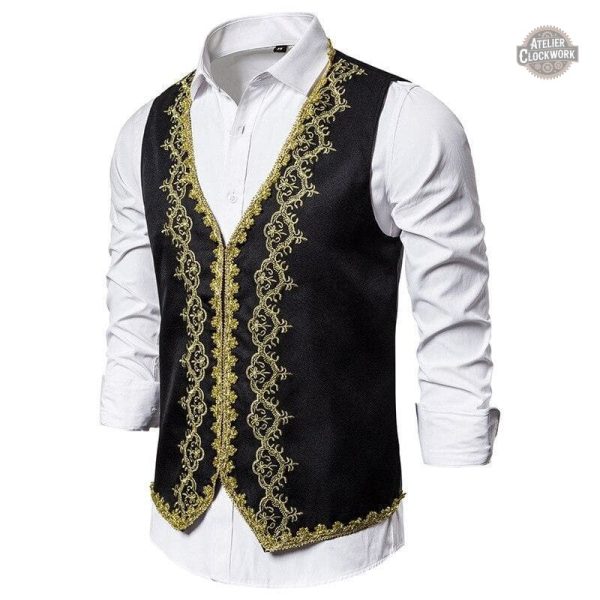 Gilet costume homme style Steampunk élégant