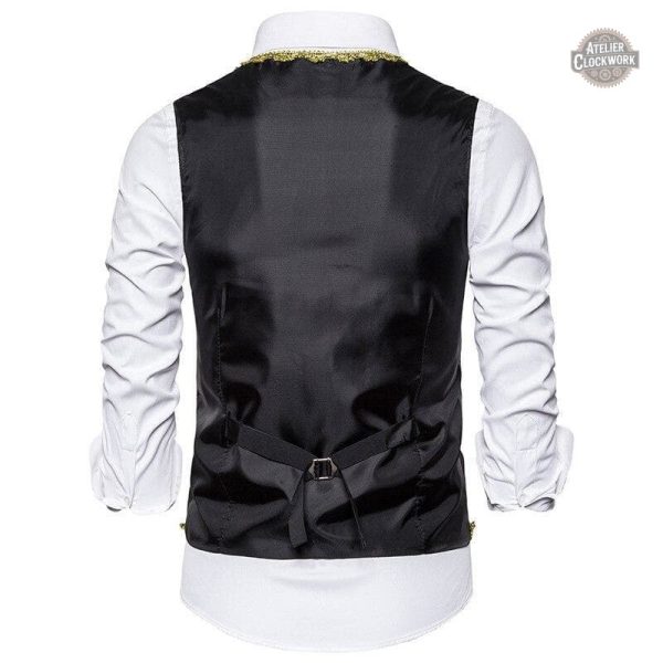 Gilet Buckingham au design Steampunk unique