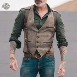 Gilet costume homme style steampunk