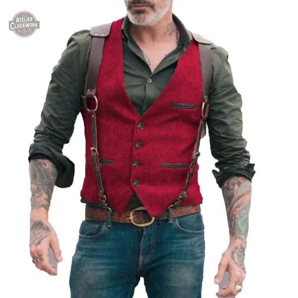 Eliot Ness gilet en style vintage