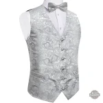 Gilet Costume Homme Steampunk Gris