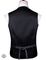 Gilet costume homme doré, style steampunk raffiné