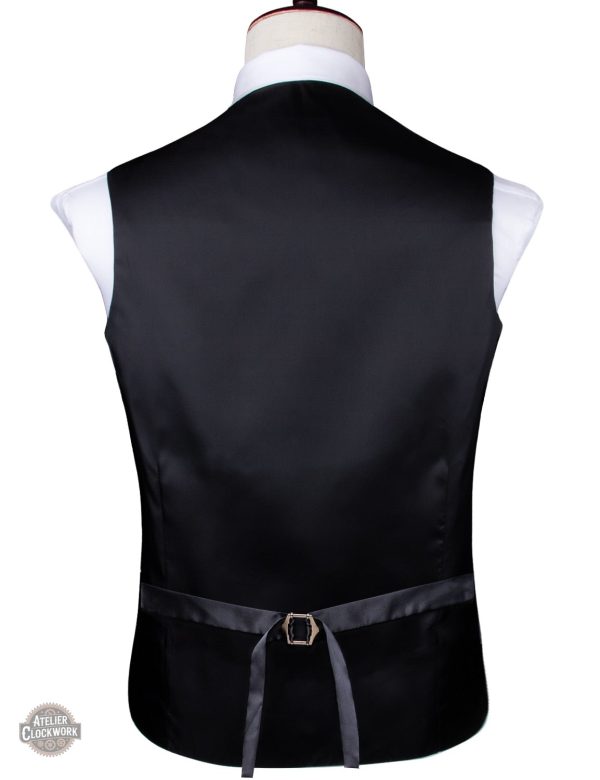 Gilet costume homme doré, style steampunk raffiné