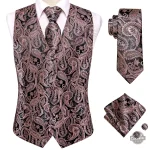 Gilet marron homme style victorien, élégance steampunk