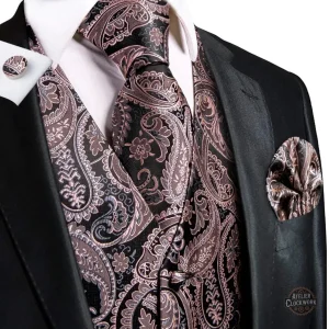 Gilet costume homme marron, inspiration victorienne