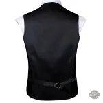 Gilet marron pour homme, style rétro victorien