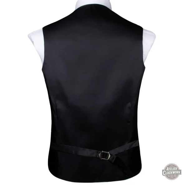 Gilet marron pour homme, style rétro victorien