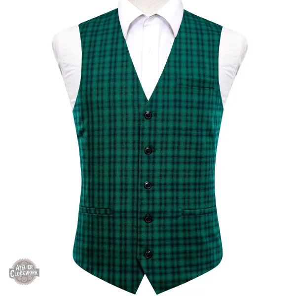 Gilet écossais homme pour un look steampunk