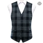 Gilet homme sans manches au style écossais