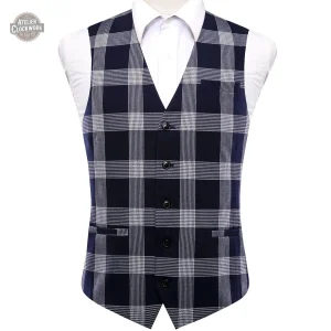 Gilet homme style écossais sans manches