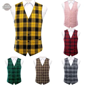 Vêtement steampunk : gilet écossais pour homme