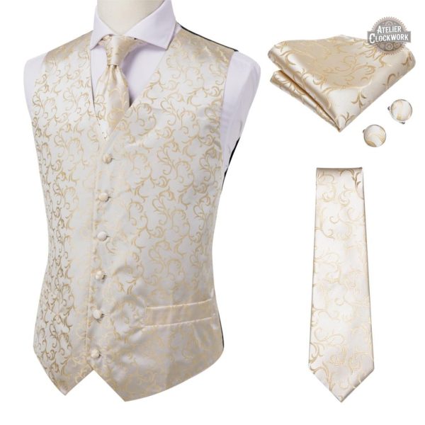 gilet-sans-manche-jacquard-steampunk-store-1 Gilet Jacquard Victorien sans manches pour homme